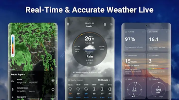 Weather Forecast - Live Radar android App screenshot 0